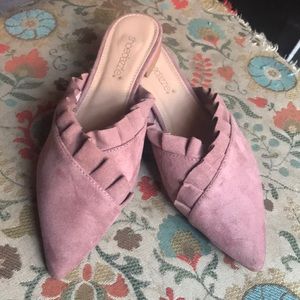 Beautiful Pink Mules